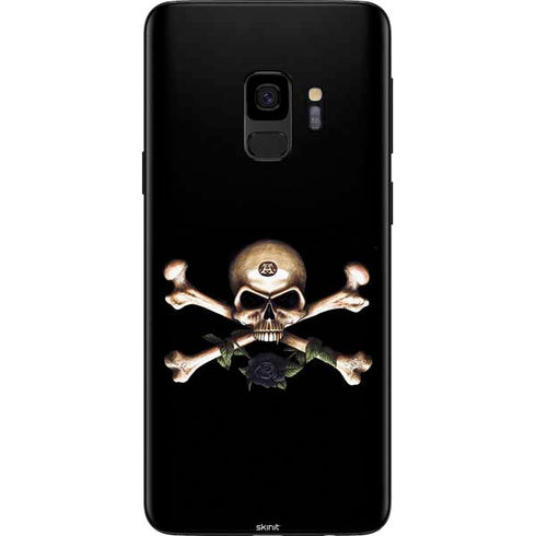 Alchemy Skull and Crossbones Galaxy S9 Skin